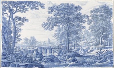 Tablica z włoskim krajobrazem Tablica z włoskim krajobrazem autorstwa Frederik van Frytom (attributed to)
