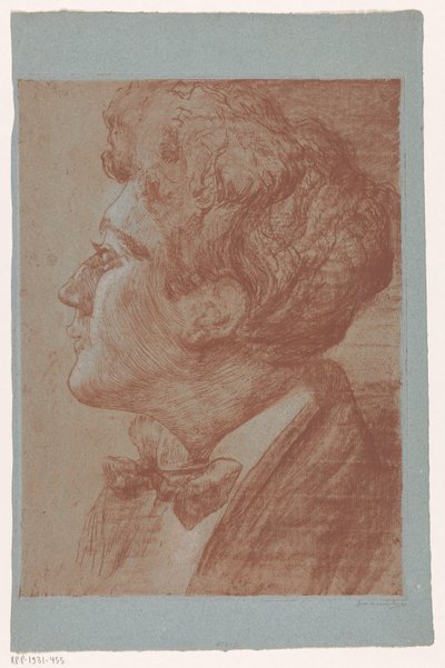Portret nieznanego mężczyzny autorstwa Frederika Henriëtte Broeksmit (signed by artist)