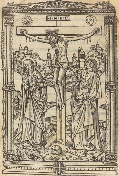 Chrystus na krzyżu autorstwa French 15th Century