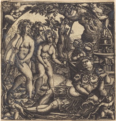 Wyrok Paryża autorstwa French 16th Century