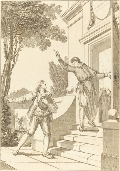 Alex chory autorstwa French 18th Century