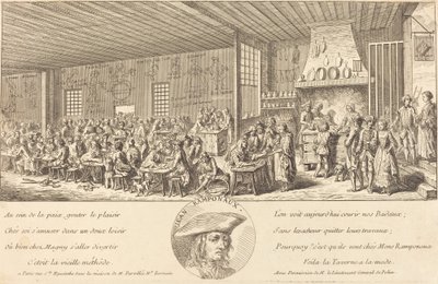 Kabaret Ramponaux autorstwa French 18th Century