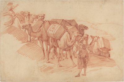 Karawana wielbłądów autorstwa French 18th Century