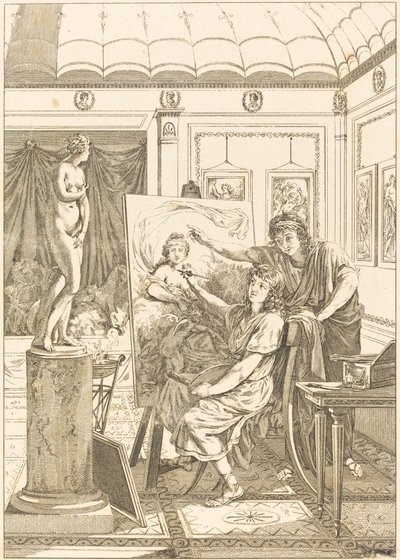 Anacreon Mimic: Portret tęczówki autorstwa French 18th Century