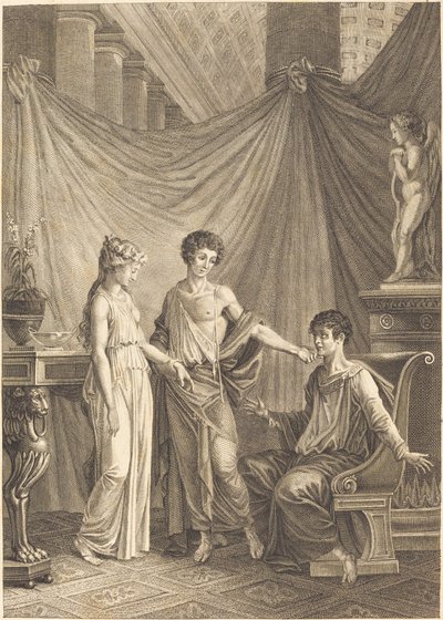 Dwóch przyjaciół autorstwa French 18th Century