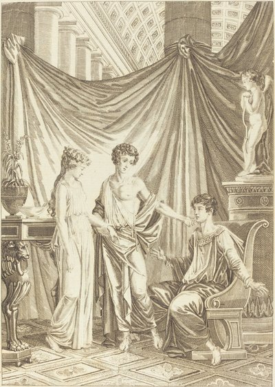 Dwóch przyjaciół autorstwa French 18th Century