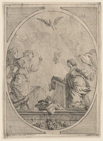 Zwiastowanie autorstwa French 18th Century after Pierre Hubert Subleyras