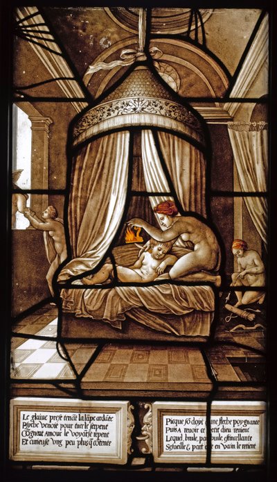 Witraż Historia Psyche, 1441-1444 autorstwa French Master