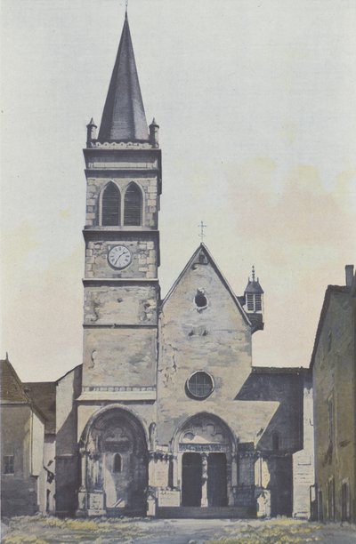 Ambronay, Eglise, Fasada O autorstwa French Photographer