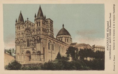 Angouleme, Charente, Katedra Saint-Pierre autorstwa French Photographer
