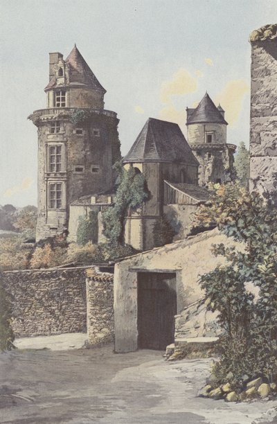 Apremont, zamek, wieża narożna i kaplica autorstwa French Photographer