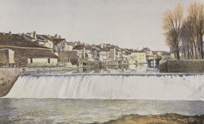 Aurillac, Stare domy nad brzegiem Jordanu autorstwa French Photographer