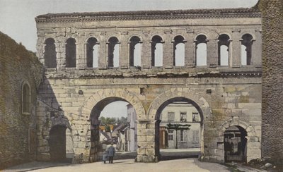 Autun, Porte Saint-Andre, Razem autorstwa French Photographer