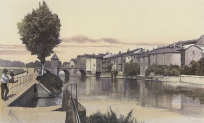 Bar-le-Duc, most Notre-Dame, na Ornain autorstwa French Photographer