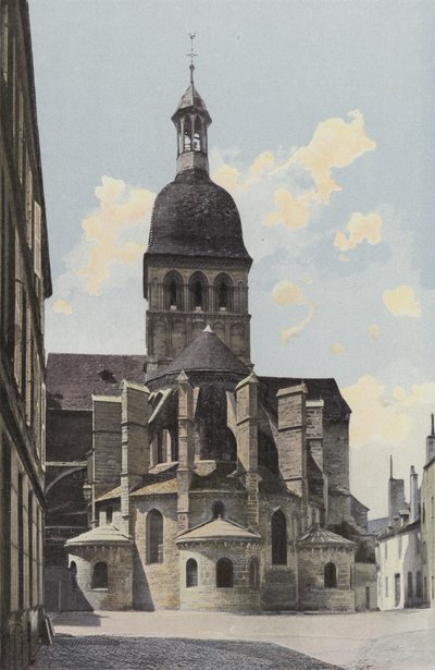 Beaune, kościół Notre-Dame, apsyda autorstwa French Photographer