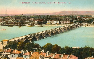 Bordeaux, Most, Miasto autorstwa French Photographer