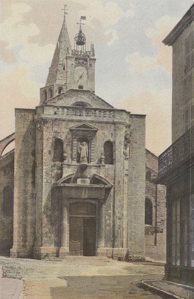 Bourg-Saint-Andeol, Kościół, Fasada O autorstwa French Photographer