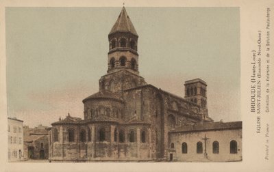 Brioude, Haute-Loire, Kościół Saint-Julien autorstwa French Photographer