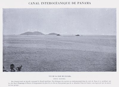 Canal Interoceanico De Panama (zdjęcie czarno-białe) autorstwa French Photographer