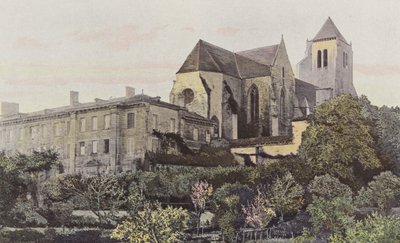 Celles-sur-Belle, kościół i dawny klasztor, Ensemble N autorstwa French Photographer