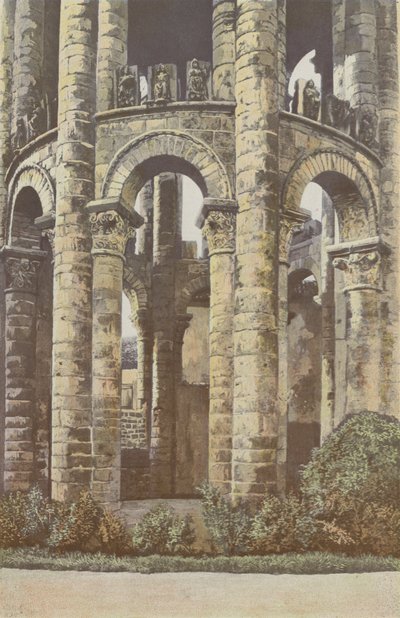 Charroux, Stare Opactwo, Wieża, dolna część autorstwa French Photographer