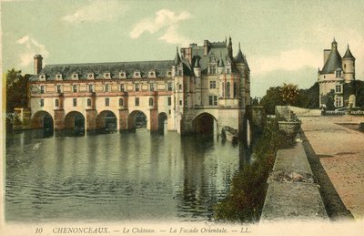 Chenonceaux, zamek, fasada wschodnia autorstwa French Photographer