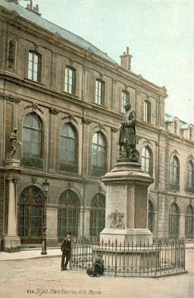 Dijon, Francja, Place Rameau, Muzeum autorstwa French Photographer