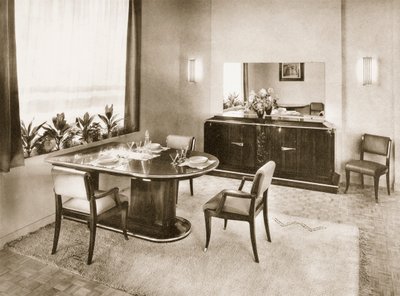 Jadalnia z Ensembles Mobiliers, wyd. 1937. autorstwa French Photographer