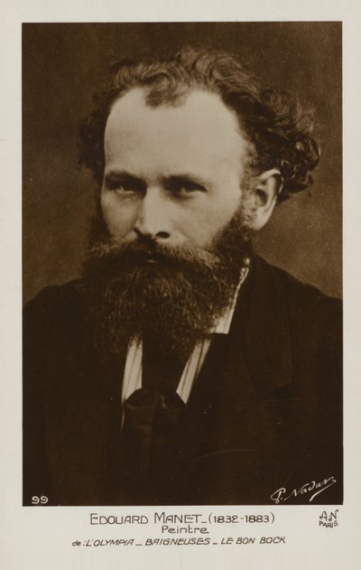 Edouard Manet, malarz francuski autorstwa French Photographer