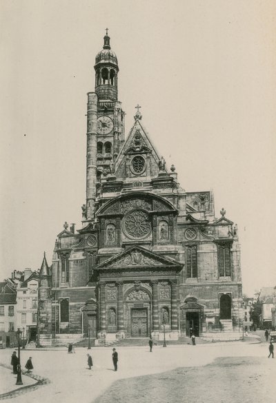 Kościół Saint-Etienne du Mont, Kościół St Etienne du Mont (fotografika) autorstwa French Photographer