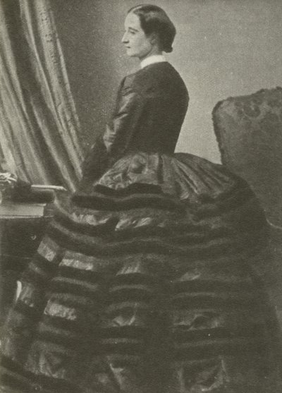 Eugenie De Montijo, żona Napoleona III (zdjęcie czarno-białe) autorstwa French Photographer