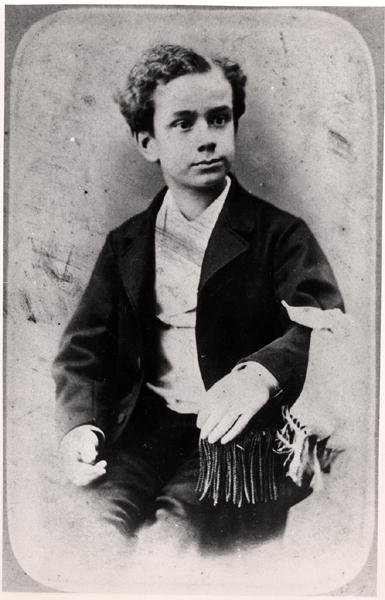 Fernand Pelloutier (1867-1901) jako dziecko (zdjęcie czarno-białe) autorstwa French Photographer