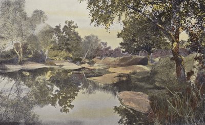 Fontainebleau, Las, Klacz de Franchard autorstwa French Photographer