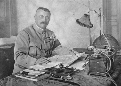 Generał Franchet dEsperey, dowódca naczelny armii alianckich na Bałkanach, 1914-19 autorstwa French Photographer