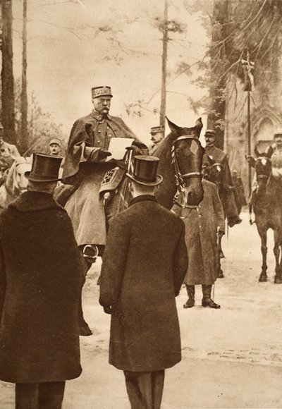 Generał Hirschauer, objęcie przyczółka Keht, 30 stycznia 1919 autorstwa French Photographer