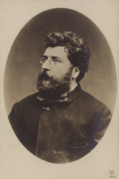 Georges Bizet, francuski kompozytor, głównie oper (1838-1875) autorstwa French Photographer
