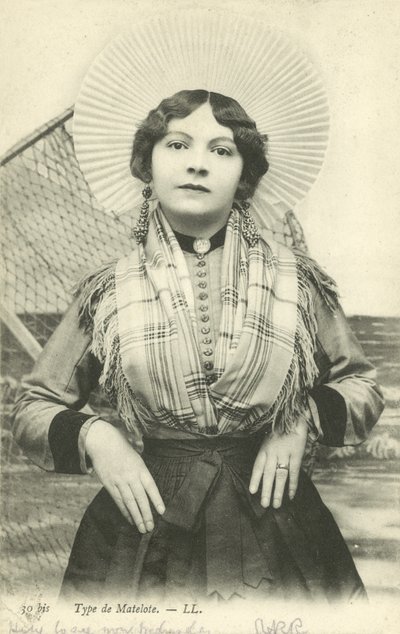 Dziewczyna ubrana jak matalote (kolor lito) autorstwa French Photographer