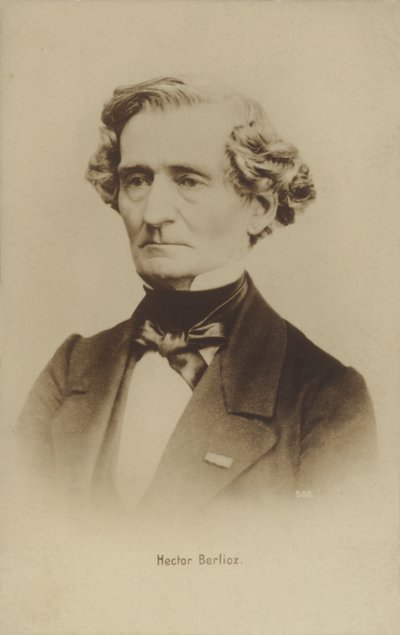 Hector Berlioz, francuski kompozytor romantyczny (1803-1869) autorstwa French Photographer