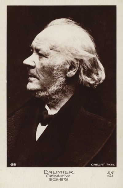 Honore Daumier, francuski karykaturzysta autorstwa French Photographer