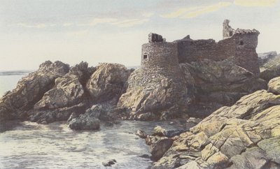 Ile Dyeu, Stary Zamek, SE Widok autorstwa French Photographer