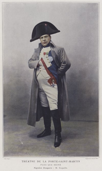 Jean Coquelin jako Napoleon w Plus que Reine (kolorowe zdjęcie) autorstwa French Photographer