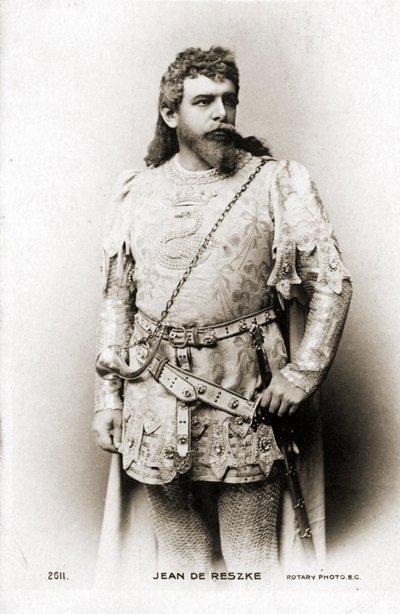 Jean de Reszke jako Romeo w operze Charlesa François Gounoda Romeo i Julia autorstwa French Photographer