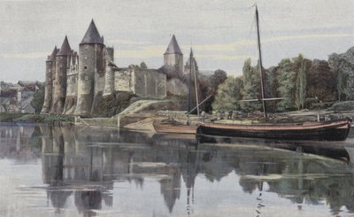 Josselin, zamek rodziny Rohan autorstwa French Photographer