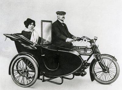 Wózek boczny Jouve & Co., 1914 autorstwa French Photographer