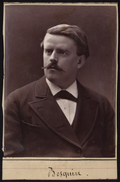 Jules Alexandre Bosquin, francuski śpiewak operowy autorstwa French Photographer