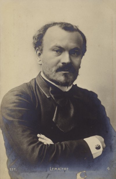 Jules Lemaitre (1853-1914), francuski krytyk i dramaturg. autorstwa French Photographer