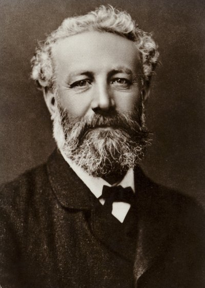 Jules Verne (1828-1905), francuski powieściopisarz autorstwa French Photographer