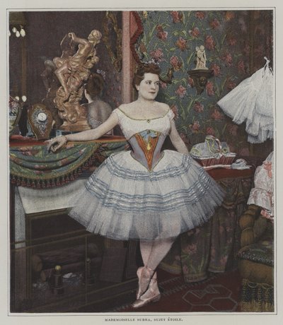 Julia Subra, włoska tancerka baletowa (zdjęcie kolorowe) autorstwa French Photographer