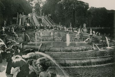 La Cascade le Jour des Grandes Eaux, Wodospad, Dzień Wodociągów (fotograwerowanie) autorstwa French Photographer