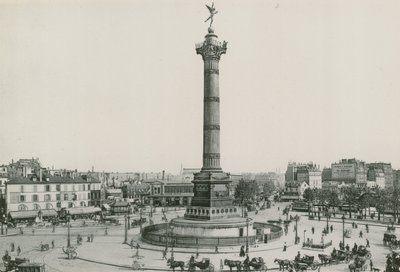 La Colonne de Juillet, Place de la Bastille, Kolumna Lipca, Miejsce Bastylii (fotografika) autorstwa French Photographer